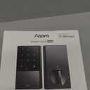 Aqara Smart Lock U100, Fingerprint Keyless Entry Door Lock with Apple Home Key, Touchscreen Keypad, Bluetooth Electronic Deadbolt, IP65 Weatherproof, Supports Apple HomeKit, Alexa, Google, IFTTT, Gray