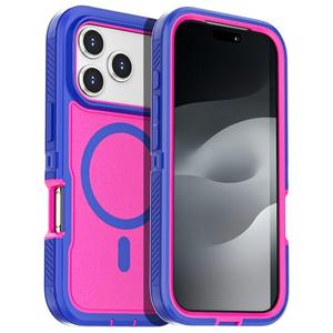 AICase for iPhone 17 Pro Max Case[Compatible with Magsafe],Magnetic Heavy Duty Drop Protection Full Body Rugged Shockproof/Dust Proof Military Protective Tough Durable for iPhone 17 Pro Max 6.9"_4