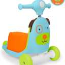 Skip Hop 3-in-1 Baby Activity Push Walker & Ride On Scooter Toy, Dog