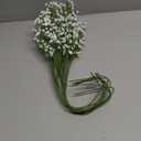 9 Pack Real Touch Artificial Baby's Breath Flowers - 21" Bendable Stems for Wedding Bouquets, Home Centerpieces & Outdoor Decor (Waterproof, Dustproof, White)