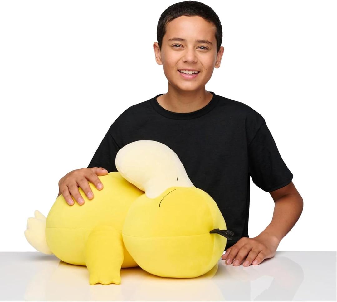 Pokemon Psyduck Sleeping Plush - 18-Inch Premium Plush in Sleeping Pose