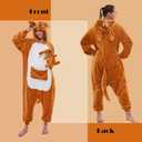NEWCOSPLAY Unisex Adult Onesie Pajamas Animal One Piece Costume Cosplay Sleepwear (S)