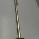 Exclusive Home Curtains Ogee 1" Curtain Rod and Coordinating Finial Set, Matte Silver, Adjustable 36"-72"
