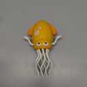 Pbooo Magic Dancing Octopus Toy, Electric Crawling with LED Lights and Music, Rechargeable Music Squid Baby Toy for 3-6 Year Olds, Tummy Time and Toddler Walking Toy, Birthday Gift, Yellow