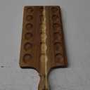 Gerrii Reversible Wooden Deviled Egg Platter Deviled Egg Tray Charcuterie Board Cutting Board Cheese Serving Tray for Home Kitchen(17 x 7 Inch, 18 Holes)