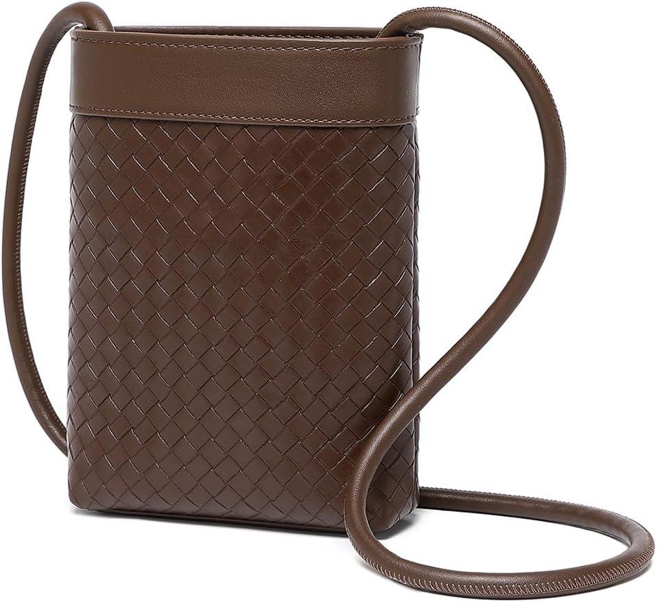 Stylish Crossbody Bag for Everyday Essentials Perfect Size for Any Occasion (Dark Tan/Pu)