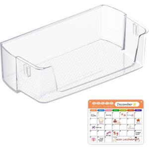 UPGRADED DA97-20989A Refrigerator Door Shelf Bin Compatible with Samsung Refrigerator Door Shelf Replacement, Samsung RF28T5001SR Left Door Bin, RF28T5021SR RF28T5101SR DA63-09780A Fridge Door Shelves