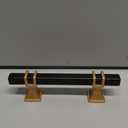 7 Pack 5 Inch Black and Gold Cabinet Pulls Black and Gold Cabinet Handles Kitchen Cabinet Handles Dresser Drawer Pulls Kitchen Cabinet Hardware