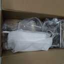 Real Stainless Steel Lemon Squeezer Citrus Juicer Hand Press Heavy Duty Manual Squeeze Juice Extractor Maker Orange Lime Grapefruit Presser - Bonus 50 Pcs Filter Bags (Large, silver)