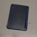 Mastten for iPad (A16) 11th Generation Case 11 Inch 2025 with Screen Protector, iPad 10th Generation Case 10.9 Inch 2022 Cute Slim Hard Translucent Back Full Protective Trifold Stand Cover, NavyBlue