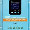 MPPT 100A Solar Charge Controller 12V 24V 36V 48V LCD Display Battery Intelligent Regulator Max 100V Input Dual USB for Lead-Acid/Lithium