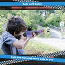 Toy Gun Double Barrel Shotgun Toy,with 20 Soft Bullet Darts, Toy Foam Blaster Foam Dart Blaster with Scope for Kids, Youth, Teen, Boys-Holiday for 8-12 Year (Blue)
