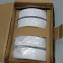 ZAGO 5 Inch LED Frameless Surface Mount Ceiling Light, 5CCT Switchable, Shower Rated Twist in Contemporary Mini Flush Mount Light, 120V, 60W Equivalent, ETL Certified, Dimmable, White, 4 Packs