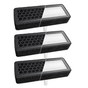 3Pcs X2D/P2S Air Filters(HEPA 13 + Activated Carbon) for Bambu Lab X2D/P2S 3D Printer,Dual-Layer Upgrade Replacement Filter for VOCs,Odors,PM2.5&Ultrafine Particles,Enhanced Filtration for 3D Printing
