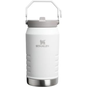 Stanley IceFlow 2.0 Flip Straw Jug with Handle 64 oz | Twist On Lid and Flip Up Straw | Leakproof for Travel and Sports | Insulated Stainless Steel | BPA-Free | Frost