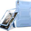 DTTO Case for iPad (A16) 11th Generation 11-Inch 2025, iPad 10th Generation 10.9-Inch 2022, Durable Shockproof Full Body Protective Cover with Built-in Screen Protector, Light Blue