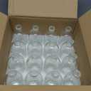 YOUEON 16 Pack Clear Glass Bud Vases, Small Bud Vases in Bulk, Glass Flower Vases for Centerpieces, Vintage Decorative Bottle Vases for Flowers, Home Decor, Wedding Reception, Office