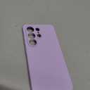 Varikke for Samsung Galaxy S25 Ultra Case, Liquid Silicone Upgrade [Camera Protection] [Anti-Scratch Microfiber Lining] Slim Soft Touch Gel Rubber Shockproof Phone Case 6.9", Lilac Purple