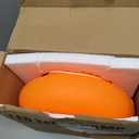 Donut Table Lamp,Creative Orange Donut Atmosphere Lamps with Plastic Shade,Retro-Modern Table Light,3-Color Dimmable Nightstand Lamp for Bedroom and Desk, Aesthetic Home Decor & Gifts (Orange)