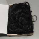 LONAI Curly Wig with Bangs for Black Women Long Black Kinky Wigs with Wispy Bangs WIG006 Curly Gorgeous Fringe Synthetic Wig for Daily Use Party Cosplay-Black (23 Inch (Pack of 1))