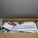 GTRACING Standing Desk Adjustable Height & Tiltable Tabletop, 32 Inch Portable Desk for Home Office Stand Up Work and Walking Pad Treadmill, Small Mobile Computer Table for Laptop, White