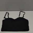 SIMIYA Wireless Strapless Bras for Women Push Up Bandeau Bra Non Slip Seamless Padded Bralette Clear Straps Tube Top Bra, Medium