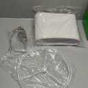 Lampshades Set of 2, Drum Lampshades 11.6" Top x 12.6" Bottom x 9.8" High, Seaside village Medium Lampshades (Spider Fitter), Beige Lampshades Natural Linen Hand Crafted, Easy Assembly Required