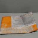 Fall Table Runner 90 Inches Long Thanksgiving Orange and Gray Farmhouse Grey Modern Art Non-Slip Dinner Runners for Dining Table Oil Painting Kitchen Parties Banquet