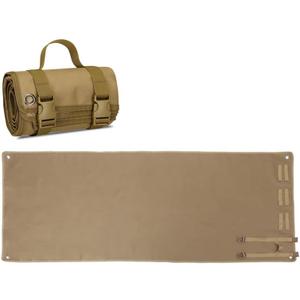 Outdoor Camping Tactical Training Shooting Mat Anti Slip Pad, Waterproof and Moisture-Proof Folding Mat Picnic Blanket Portable with Carry Strap