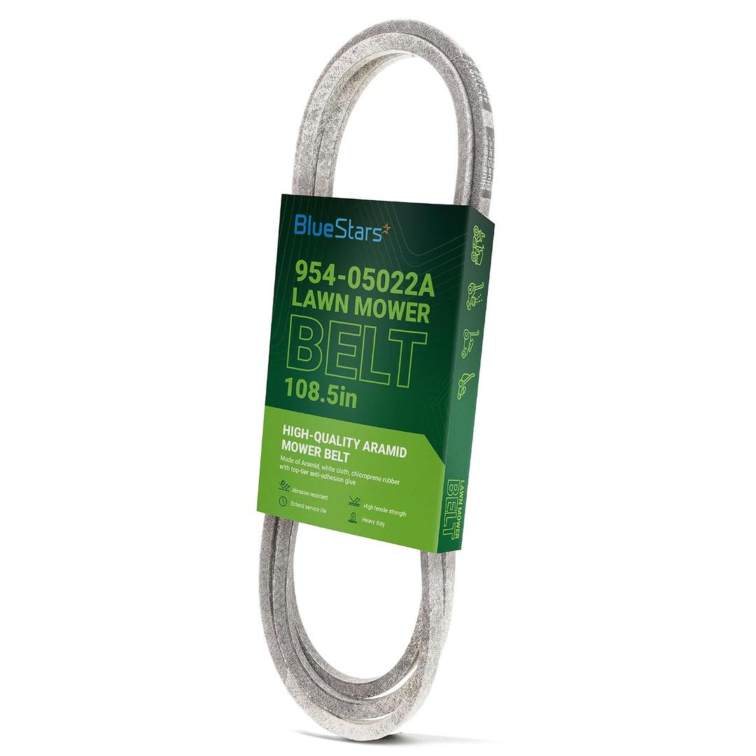 BlueStars 954-05022A Deck Belt - for 46-inch Mower Deck Cub Cadet XT1 LT46 XT2 LX46 XT2-LX46 KW Enduro Craftsman T240 T2800 T3100 - Replaces 954-05022 754-05022A 754-05022 | Aramid Cord | 1/2 x 108.5