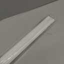 Pushglossy 2 Pcs Kerf Style Door Bottom 36" Long 1 3/4" Wide Replacement Threshold Seal with Vinyl Fins Weatherstrip Draft Stopper for Interior Exterior Doors(White)
