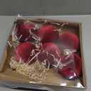 Velvet Ornaments for Christmas Tree Decorations - Burgundy Xmas Ball Ornament for Indoor Holiday Decor - Shatterproof Christmas Bulbs Ornaments 80mm 3.15inch - Pack of 9