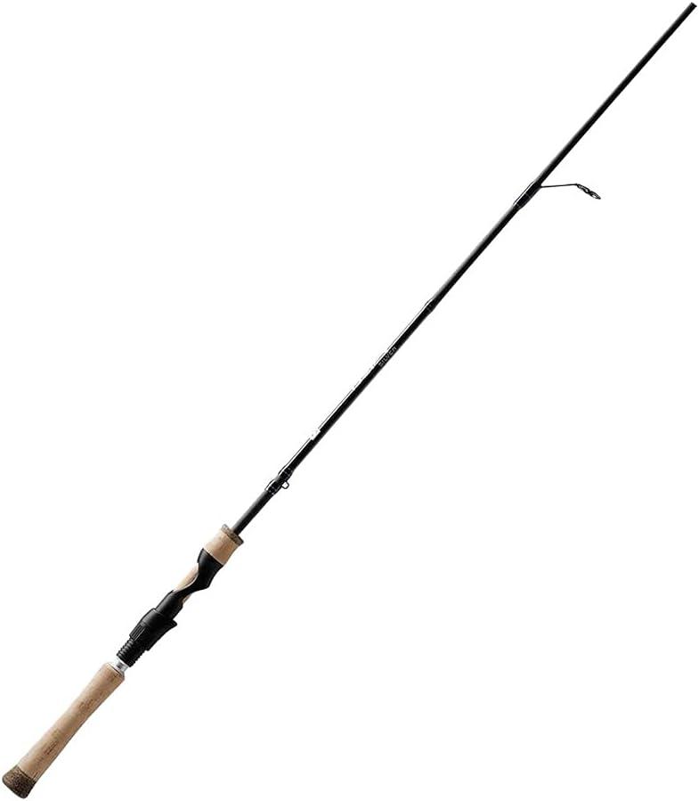 13 Fishing - Defy Silver - Spinning Fishing Rods (6'6" L (Light) - 2 Piece Rod)