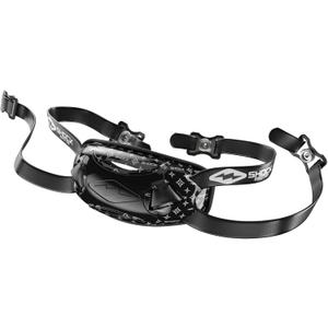 Shock Doctor Football Helmet Chin Strap, Adjustable Straps, Youth & Adult (Youth, Black Lux)