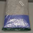 MIULEE Linen Texture Curtains for Bedroom Solid 100% Blackout Thermal Insulated Linen Curtains Grommet Room Darkening Curtains/Draperies for Living Room Nursery 52x96 Inch (2 Panels)