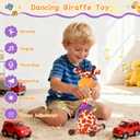 Dancing Giraffe Toy Stuffed Animal Baby Toys Singing Song Toddlers Toy Repeats What You Say Glowing Musical Toy for Baby Birthday Gift Groovy Giraffe Toy (Giraffe Toy)