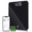 O'CARE Smart Scale for Body Weight and BMI Weighing,High Accuracy Digital Bathroom Scale with LED Large Display,Smart APP Sync Weight Scale 440lb (Black)