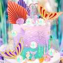 35PCS Mermaid Tail Cake Topper Ocean Cake Decoration Mermaid Party Supplies | Mermaid Tail Cake Decoration Seashell Cake Topper Under the Sea Cake Decoration Mermaid Cake Topper Mermaid Party Supplies