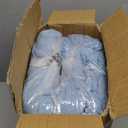 MUXHOMO 7 Pieces Queen Comforter Set, Soft Bed in a Bag Queen Size, All Season Bedding Set with Comforter, Flat Sheet, Fitted Sheet, Pillowcases & Shams, Greyish Blue