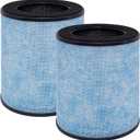 MK03 Air Filter Replacement, Compatible with AROEVE MK03 / DH-JH03 and POMORON MJ003H Air Purifier, 2-Pack