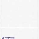 PrintWorks Professional 3 1/2" Horizontal Perforated Paper 8.5 x 11 - Perfect For W-2, 1099, & Statement Use - Made in the USA - 500 Sheets - 24 lb - Printer Compatible - White (04130)