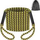 SELEWARE Heavy-Duty 60FT Boat Tow Rope for Tubing, Floating Tube Tow Rope, Durable Watersports Ski Rope for Wakeboarding, Water Skiing & Kneeboarding