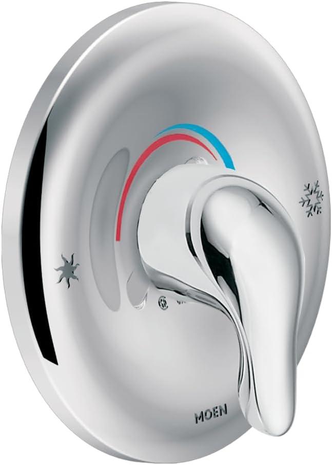 Moen TL181 Chateau Single Handle PosiTemp Pressure Balanced Valve Trim with Metal Lever Handle, Chrome