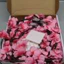 FNHMSL Cherry Enchanted Willow Vine Lights 7.55FT 144LED Pink Cherry Blossom Tree Branch Lights for Wall, Remote Timer,8 Light Model,Bedroom Wall Doors Wedding, Christmas, USB Battery Box