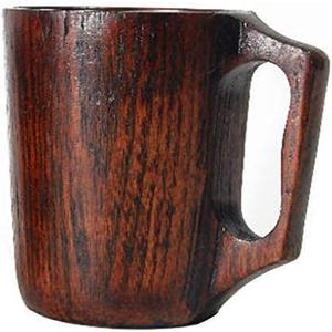 14 oz Wood Cup Coffee Mug for Men Mugs Gift Tankard Unique Small Wooden Man Cup Cool Drinking Portable Outdoor Viking Mug Fancy Cups Beer Mugs Steins Manly Unusual Father Day Men Gift