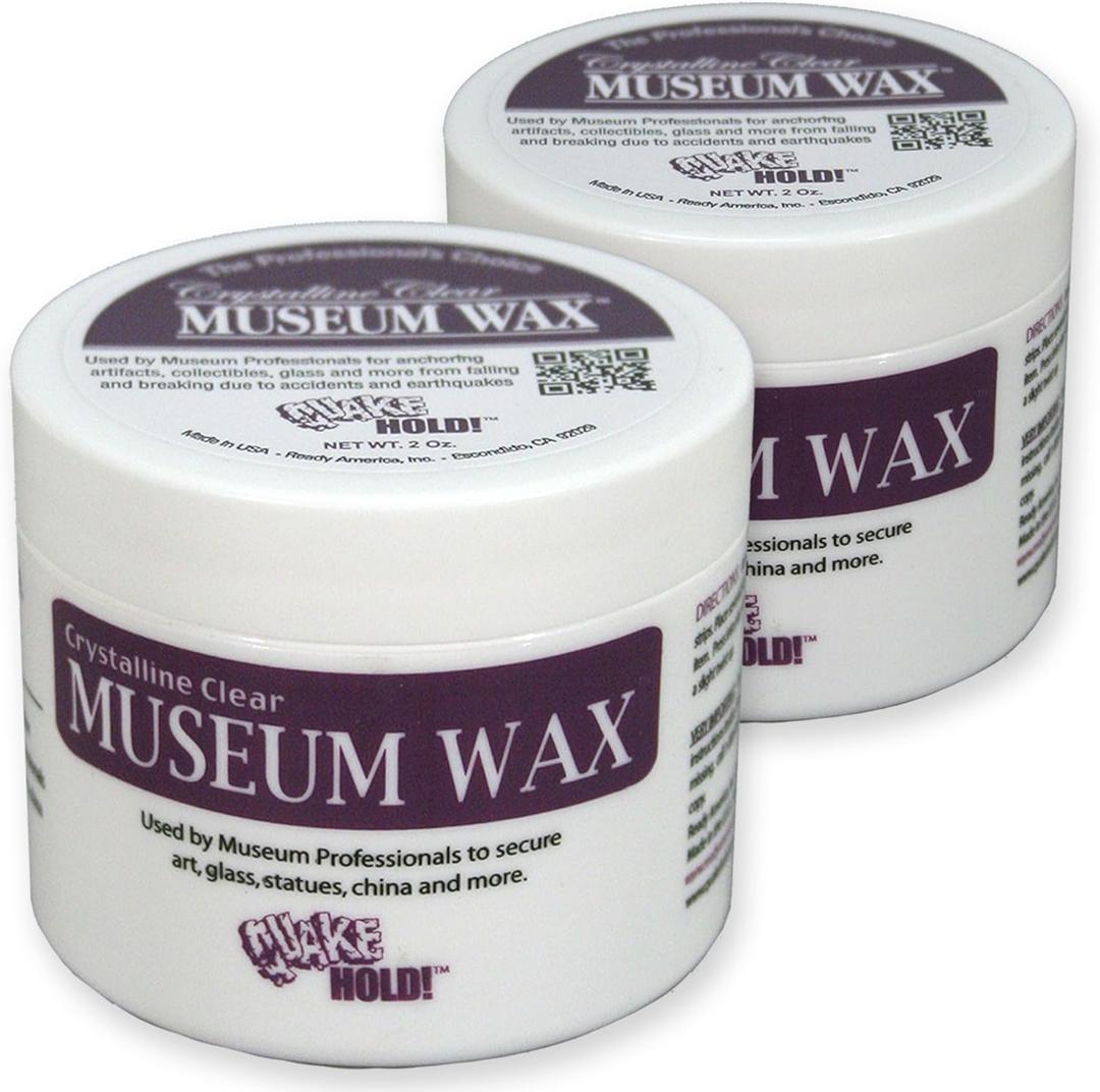 Quakehold! 66112 Museum Wax, Clear 2 Ounce (Pack of 2)