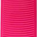 MAOYE Plastic Mini Washboard Washing Board for Kids Shirts Clean Laundry Lime washboard for laundry (Pink)