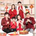 Chinese Knot Tassel Feng Shui Coins Hanging Tassel Ornaments Decoration for Chinese New Year Spring Festival Decoration