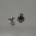 2 pack 180 Degree Soft Closing cabinets Hinge, Conceal Frameless Cabinet Slow self Closing Hydraulic Adjustable Hinge, 180 Degree Cabinet Door Hinge (Full Cover)