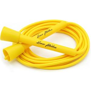 HONOR ATHLETICS Speed Rope, Skipping Rope - Best for Double Under, Boxing, MMA, Cardio Fitness Training Condition - Jump Rope (11 ft rope  (Fits users over 6'3"), Yellow)